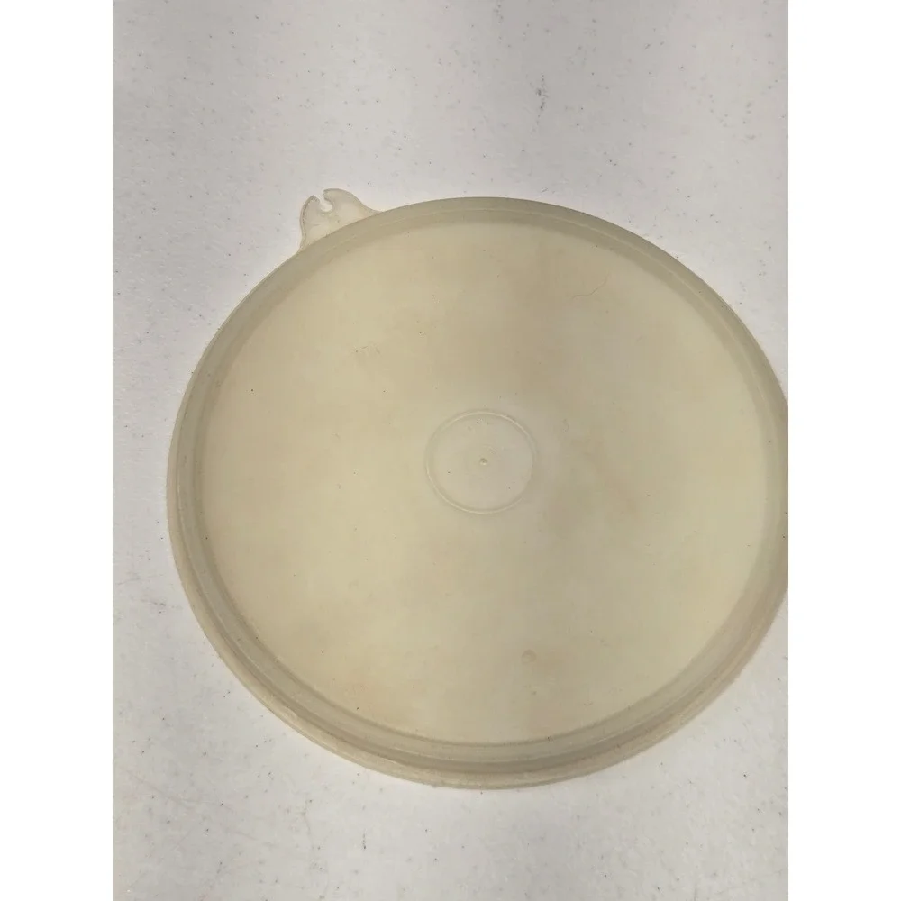 Tupperware‎ Vintage Sheer White Round Replacement Lid Seal 227-3 6.5 Inch